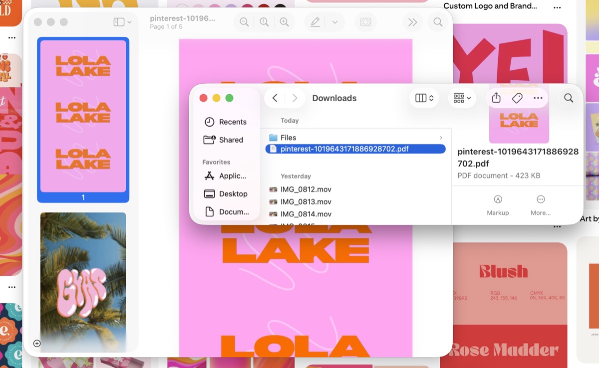 Moodboards, Workflow & Good Practice
